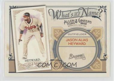 2012 Topps Allen & Ginter's - What's in a Name? #WIN37 - Jason Heyward