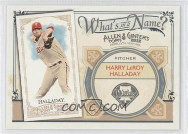 2012 Topps Allen & Ginter's - What's in a Name? #WIN38 - Roy Halladay