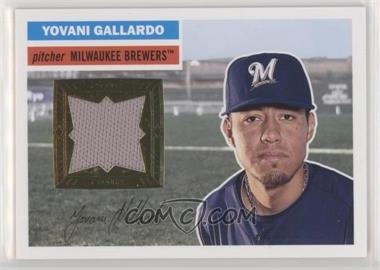 2012 Topps Archives - 1956 Relics #56R-YG - Yovani Gallardo [EX to NM]