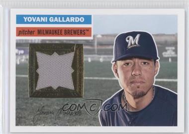 2012 Topps Archives - 1956 Relics #56R-YG - Yovani Gallardo