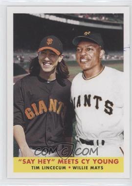 2012 Topps Archives - 1958 Duos #58-LM - Tim Lincecum, Willie Mays [Poor to Fair]