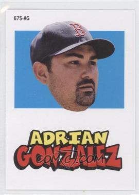 2012 Topps Archives - 1967 Stickers #67S-AG - Adrian Gonzalez