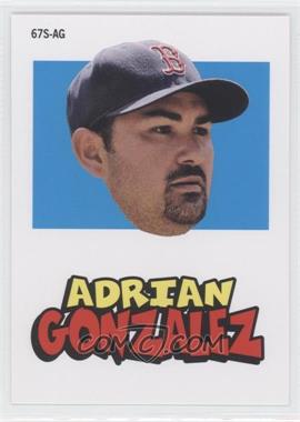 2012 Topps Archives - 1967 Stickers #67S-AG - Adrian Gonzalez