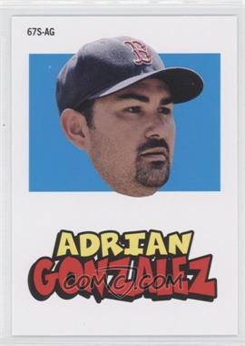 2012 Topps Archives - 1967 Stickers #67S-AG - Adrian Gonzalez