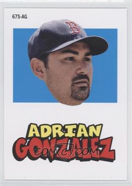 2012 Topps Archives - 1967 Stickers #67S-AG - Adrian Gonzalez