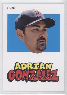 2012 Topps Archives - 1967 Stickers #67S-AG - Adrian Gonzalez