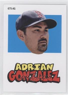 2012 Topps Archives - 1967 Stickers #67S-AG - Adrian Gonzalez