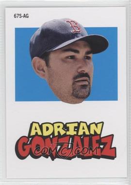 2012 Topps Archives - 1967 Stickers #67S-AG - Adrian Gonzalez