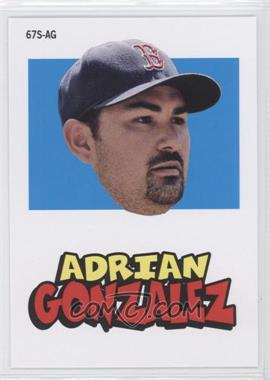 2012 Topps Archives - 1967 Stickers #67S-AG - Adrian Gonzalez