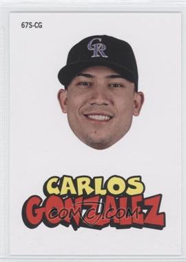 2012 Topps Archives - 1967 Stickers #67S-CG - Carlos Gonzalez