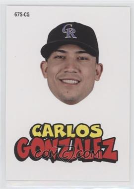 2012 Topps Archives - 1967 Stickers #67S-CG - Carlos Gonzalez