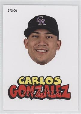 2012 Topps Archives - 1967 Stickers #67S-CG - Carlos Gonzalez