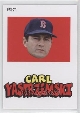 2012 Topps Archives - 1967 Stickers #67S-CY - Carl Yastrzemski