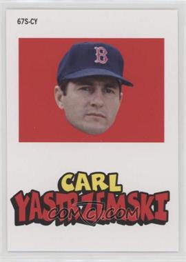 2012 Topps Archives - 1967 Stickers #67S-CY - Carl Yastrzemski