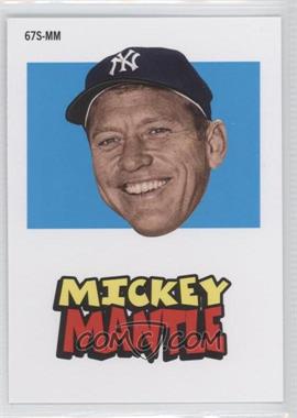 2012 Topps Archives - 1967 Stickers #67S-MM - Mickey Mantle