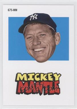 2012 Topps Archives - 1967 Stickers #67S-MM - Mickey Mantle