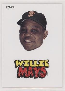 2012 Topps Archives - 1967 Stickers #67S-WM - Willie Mays