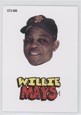 2012 Topps Archives - 1967 Stickers #67S-WM - Willie Mays