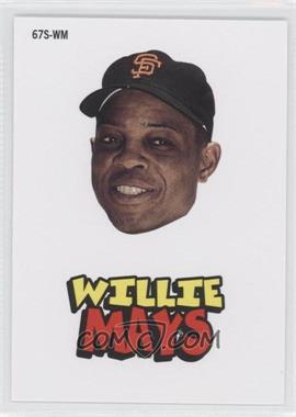 2012 Topps Archives - 1967 Stickers #67S-WM - Willie Mays