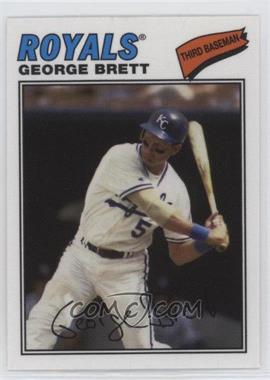 2012 Topps Archives - 1977 Cloth Patches #77C-GB - George Brett