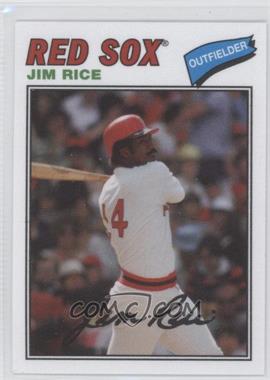 2012 Topps Archives - 1977 Cloth Patches #77C-JR - Jim Rice