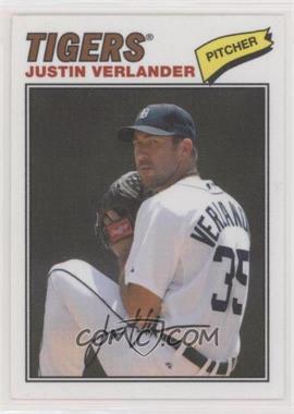 2012 Topps Archives - 1977 Cloth Patches #77C-JV - Justin Verlander