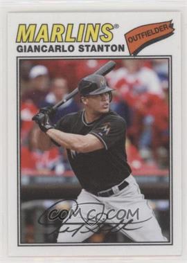 2012 Topps Archives - 1977 Cloth Patches #77C-MS - Giancarlo Stanton