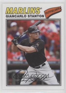 2012 Topps Archives - 1977 Cloth Patches #77C-MS - Giancarlo Stanton