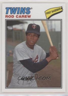 2012 Topps Archives - 1977 Cloth Patches #77C-RC - Rod Carew