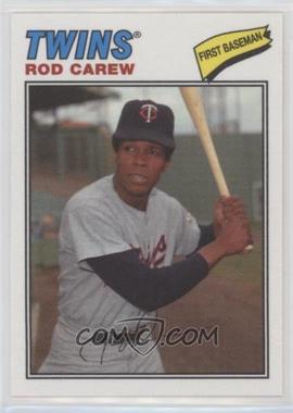 2012 Topps Archives - 1977 Cloth Patches #77C-RC - Rod Carew