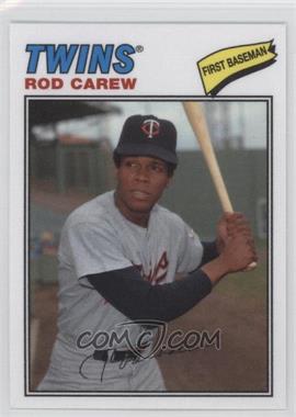 2012 Topps Archives - 1977 Cloth Patches #77C-RC - Rod Carew