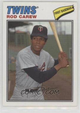 2012 Topps Archives - 1977 Cloth Patches #77C-RC - Rod Carew