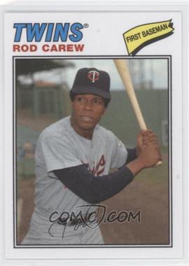 2012 Topps Archives - 1977 Cloth Patches #77C-RC - Rod Carew