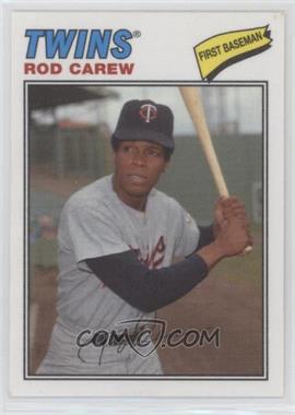 2012 Topps Archives - 1977 Cloth Patches #77C-RC - Rod Carew