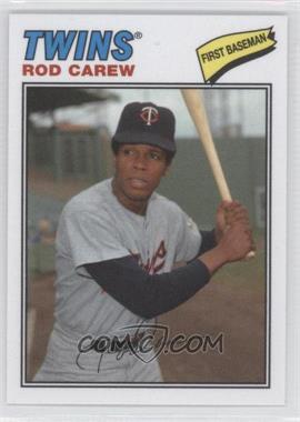 2012 Topps Archives - 1977 Cloth Patches #77C-RC - Rod Carew