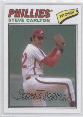 2012 Topps Archives - 1977 Cloth Patches #77C-SC - Steve Carlton