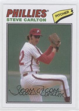 2012 Topps Archives - 1977 Cloth Patches #77C-SC - Steve Carlton