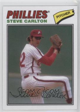 2012 Topps Archives - 1977 Cloth Patches #77C-SC - Steve Carlton