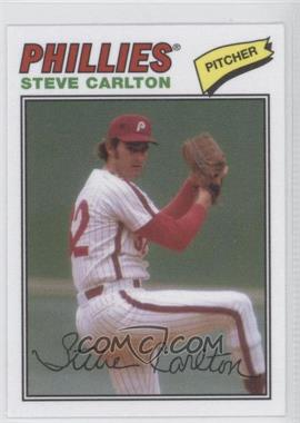 2012 Topps Archives - 1977 Cloth Patches #77C-SC - Steve Carlton