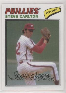 2012 Topps Archives - 1977 Cloth Patches #77C-SC - Steve Carlton