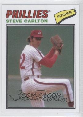 2012 Topps Archives - 1977 Cloth Patches #77C-SC - Steve Carlton