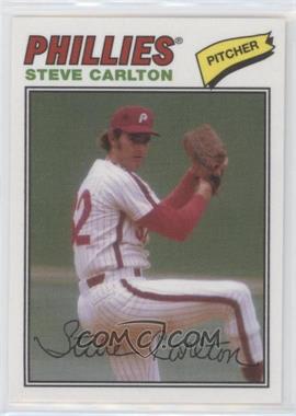 2012 Topps Archives - 1977 Cloth Patches #77C-SC - Steve Carlton