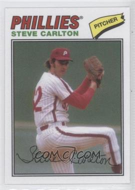 2012 Topps Archives - 1977 Cloth Patches #77C-SC - Steve Carlton