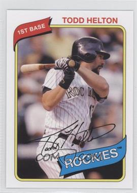 2012 Topps Archives - [Base] #112 - Todd Helton
