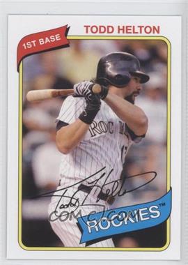 2012 Topps Archives - [Base] #112 - Todd Helton