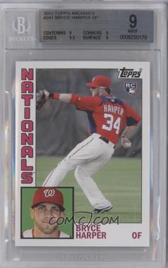 2012 Topps Archives - [Base] #241 - Bryce Harper [BGS 9 MINT]
