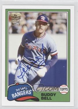 2012 Topps Archives - Fan Favorites Autographs #FFA-BBE - Buddy Bell