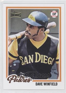 2012 Topps Archives - Reprint Inserts #530 - Dave Winfield