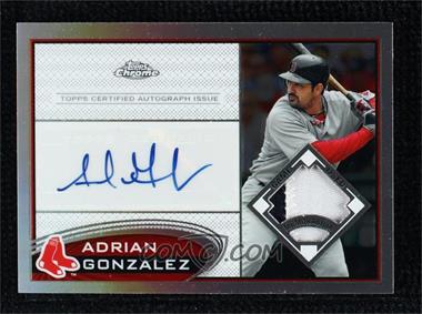 2012 Topps Chrome - Autographed Patch Variations #20 - Adrian Gonzalez /10