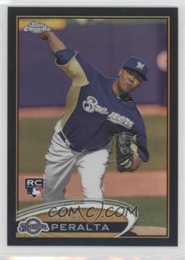 2012 Topps Chrome - [Base] - Black Refractor #194 - Wily Peralta /100